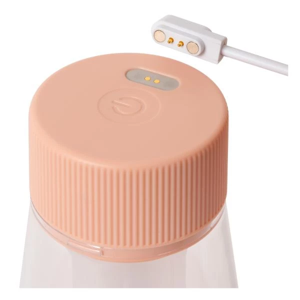 Lucide LORALI - Rechargeable Table lamp - Battery pack/batteries - LED Dim. - IP44 - Pink - detail 6